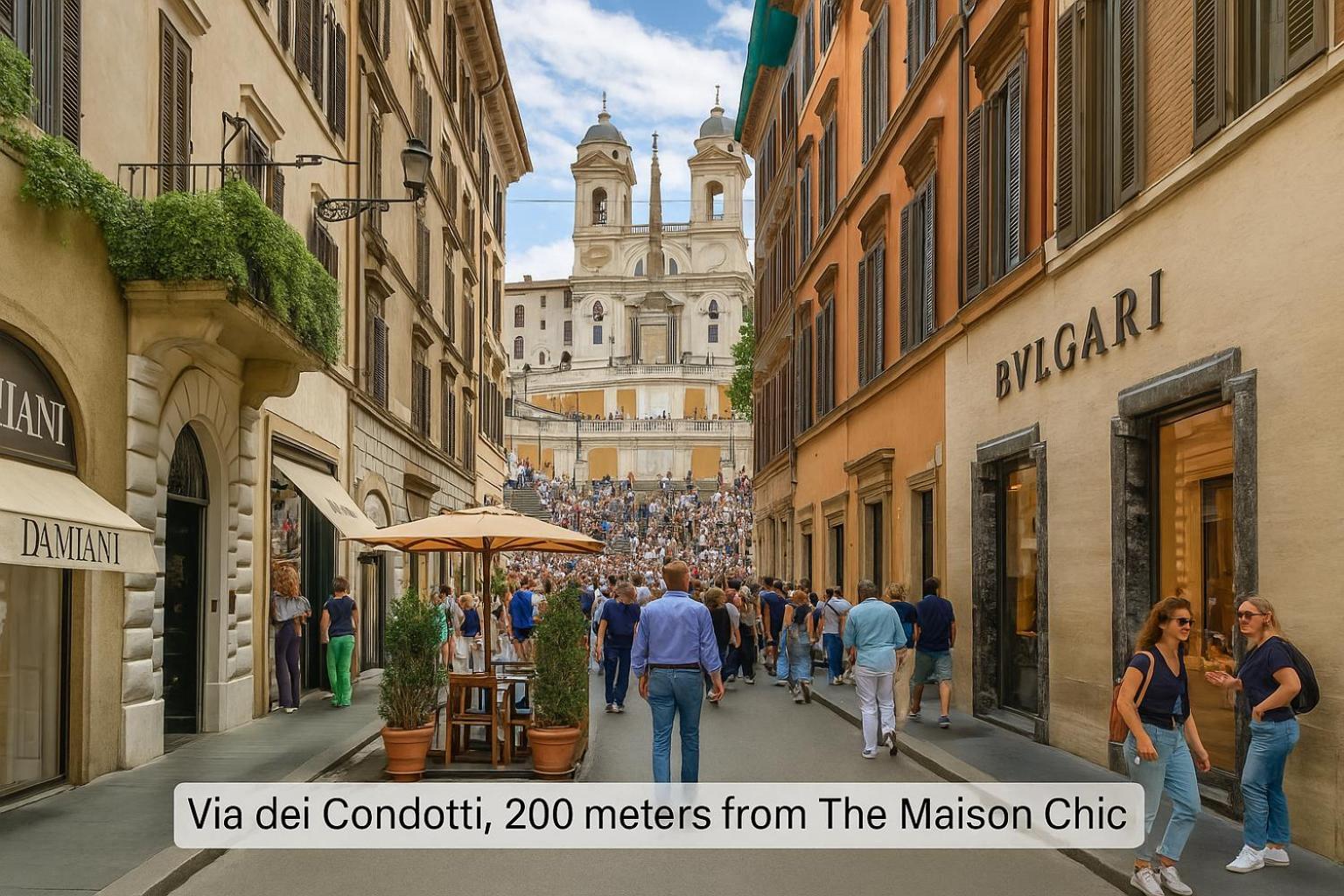 Maison Chic Spagna Two ローマ エクステリア 写真